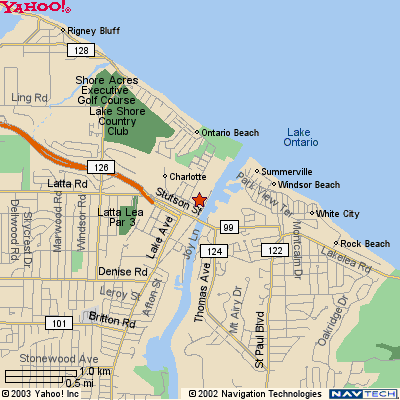 Map of the Lighhouse area